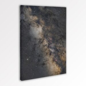 The photographs rich in detail and color show the wonders of the universe not only digitally but also on canvas prints.